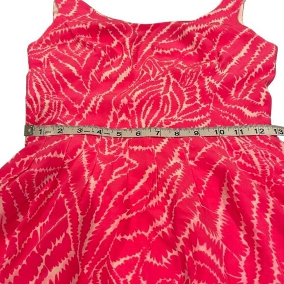 Lilly Pulitzer Silk Hot Pink Zebra Striped Dress Size 0 - Picture 11 of 12